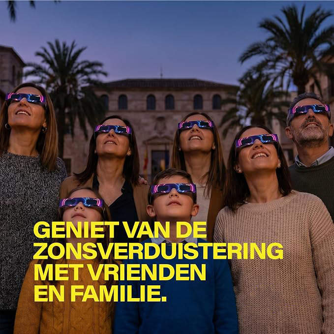 Zonsverduisteringsbril - Eclips bril - ISO 12312-2 en CE gecertificeerd - 2 stuks